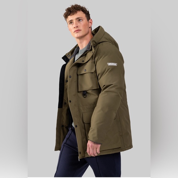 NWT Wuxly Elk Parka Green Size Medium - Picture 1 of 14